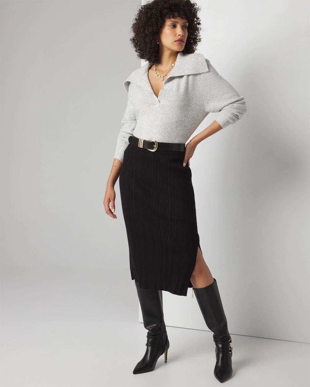 Sweater pencil skirt sale